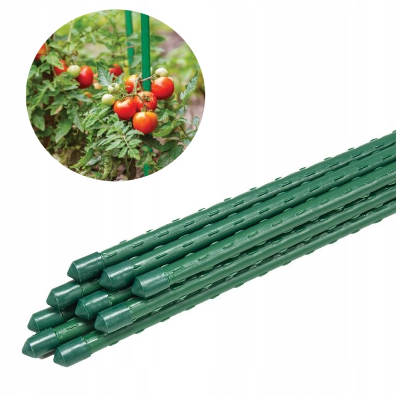 Žalia danga dengtas augalo stulpas 90 cm x 11 mm