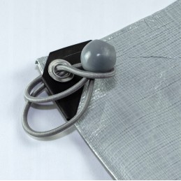 GUMINIS Tvirtinimas PRIE PAPAPINĖS TAPE, PILKAS, 20cm