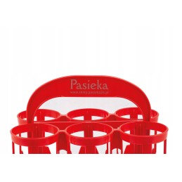 geltona punetė stiklainiams su medumi nešimui