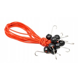 GUMINIS ELASTINGAS VIRVAS SU KABLIU TARPŲ, Tinklinių banerių tvirtinimui, 20cm