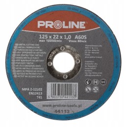 Proline metalo pjovimo diskas T41 115X2.5X22A30S Proline