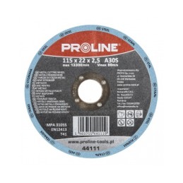 Proline metalo pjovimo diskas T41 115X2.5X22A30S Proline