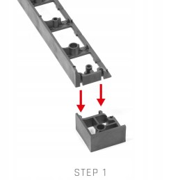 Vejos apvado jungtis sodo randui 4,5 cm išoriniam