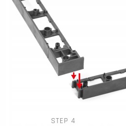 Vejos apvado jungtis sodo randui 4,5 cm išoriniam
