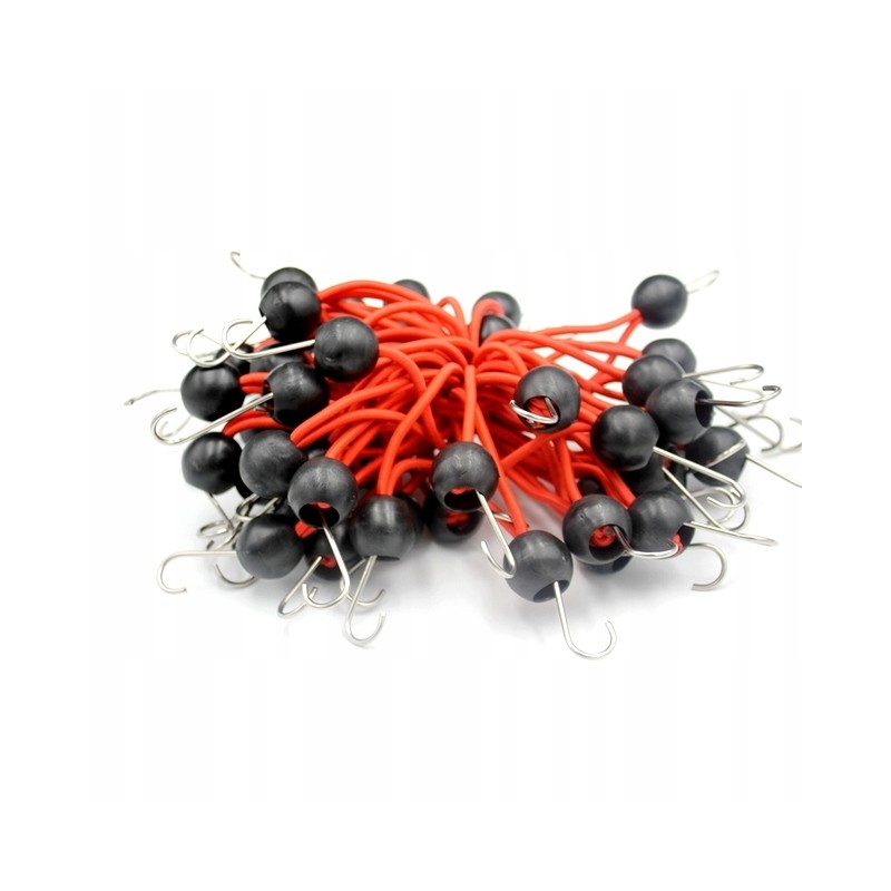 Daugiafunkcinės elastinės juostos su kabliukais 20 cm brezento tvirtinimui