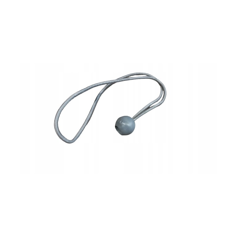 Elastinė juosta palapinės tentui tvirtinti, 30 cm, pilka