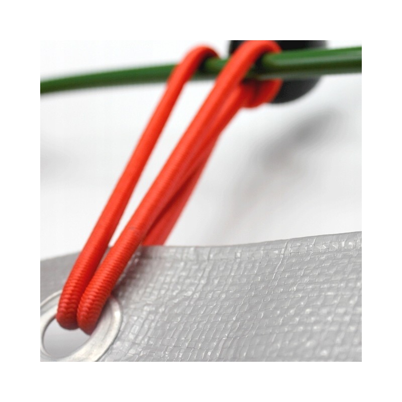 Daugiafunkcinės guminės juostos brezentams tvirtinti, 1 vnt. Elastingas užsegimas