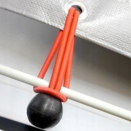 Daugiafunkcinės guminės juostos brezentams tvirtinti, 1 vnt. Elastingas užsegimas