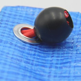 Daugiafunkcinės guminės juostos brezentams tvirtinti, 1 vnt. Elastingas užsegimas