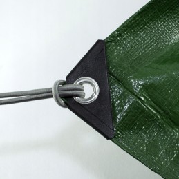 Tension Elastic su kamuoliuku ir kabliuku (pilka 100mm) palapinėms, tentams, plakatams. Brezento įtempiklis, plėtimo kilpa, brez