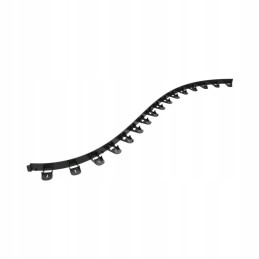 Cellfast plastikust aiaäär 100 cm x 4,5 cm, must