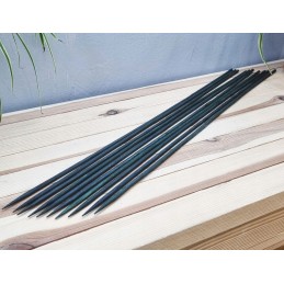 BAMBUKINIAI SMEGTAI 60cm DARK GREEN 10 vnt. - stulpai ir orchidėjų kuolai