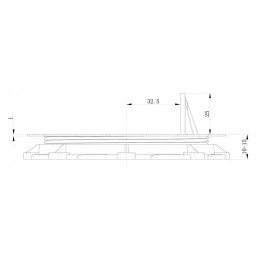 Reguliuojama terasos atrama ETL sijai 10-15 mm