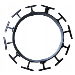 Plastikinė sodo vejos apvadu 45mm 1m + 3 inkarai