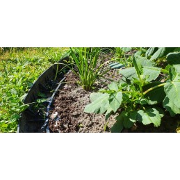 VEJOS KRAŠTAS 4,5 cm SODO apvadas PALISADA eco BORDER plastikinis 1 m