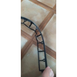 VEJOS KRAŠTAS 4,5 cm SODO apvadas PALISADA eco BORDER plastikinis 1 m