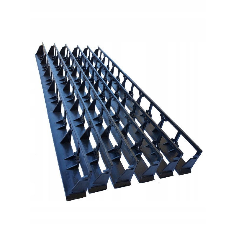 Plastikiniai sodo apvadai M-PLAST 100 cm x 5,8 cm juodi