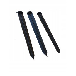 Plastikiniai sodo apvadai M-PLAST 100 cm x 5,8 cm juodi