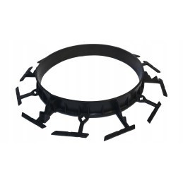 PLASTIKAS KRAŠTAS 45 MM JUODAS 1M + 3 INKRAI