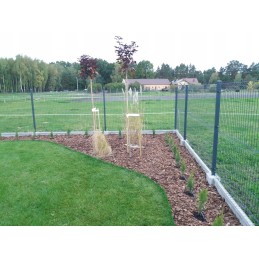 PLASTIKAS KRAŠTAS 45 MM JUODAS 1M + 3 INKRAI