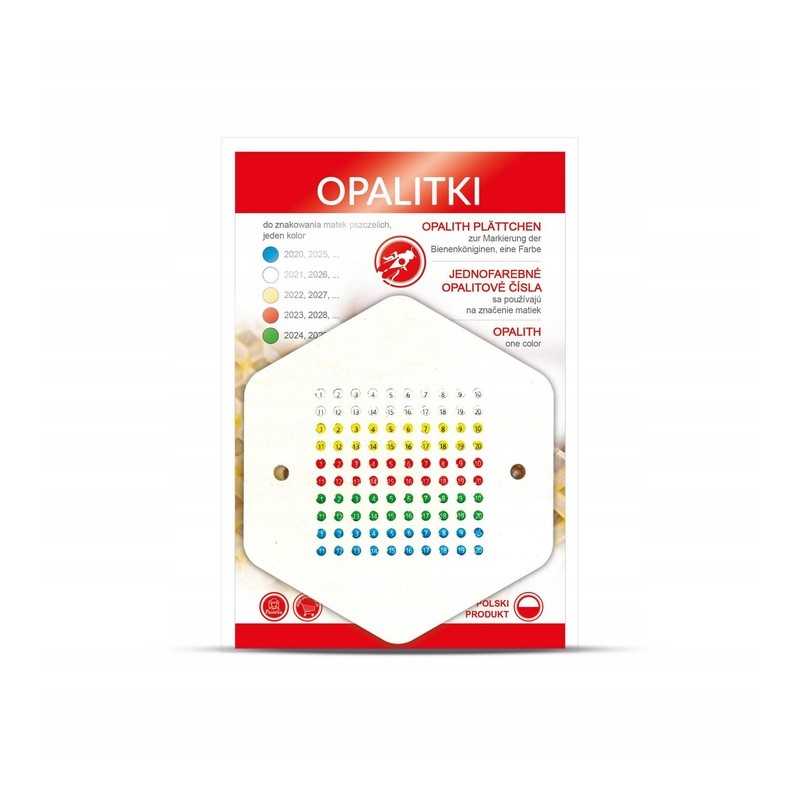 Lenkų opalitki 5 spalvos, 20 numerių, 1 vnt