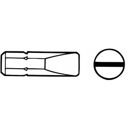 ESSVE SPAR plokšti antgaliai 5X25-2vnt