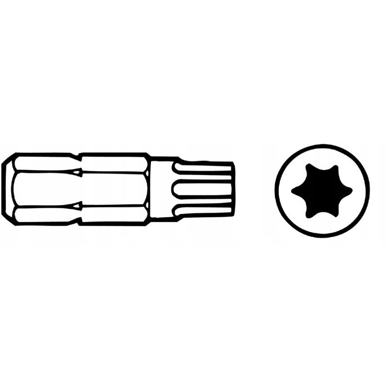 ESSVE BITS TX30'STICK FIT' 1/4 25mm 2vnt.