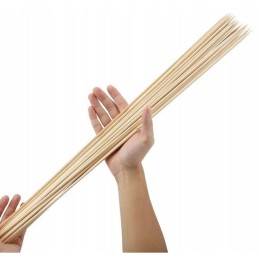 10x Smeigtukai stulpai Bambuko lazdelės atrama 50cm