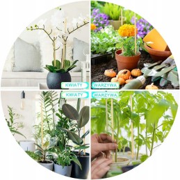 10x Smeigtukai stulpai Bambuko lazdelės atrama 50cm