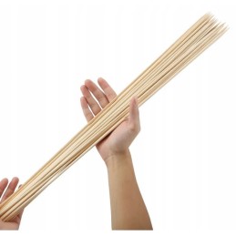 10x Smeigtukai stulpai Bambuko lazdelės atrama 50cm