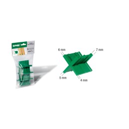 Tarpiklis, skirtas 4 siūlių pločiams: