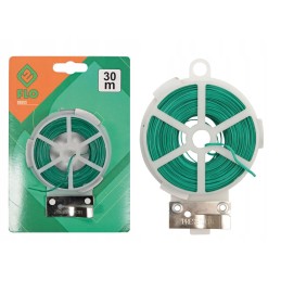 COATED GARDEN WIRE WITH CUTTER 30M FLO