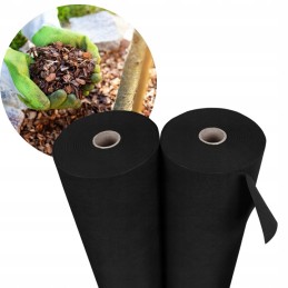 Juoda agrotekstilė 100g/m² su UV 5 m 1,1 m bellushortus