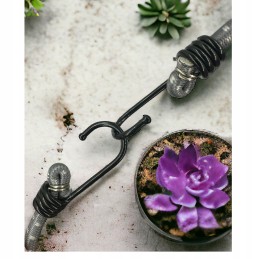 Guminė elastinė virvė su metaliniais kabliais bagažo tvirtinimui prie brezento 0,8x40 cm