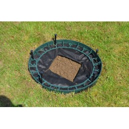Garden lawn edge plastic border 45mm 1m