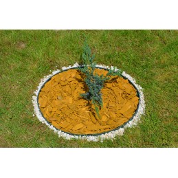 Garden lawn edge plastic border 45mm 1m