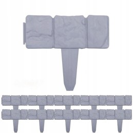 GRAY palisade STONE EDGE 25 cm sodo tvora