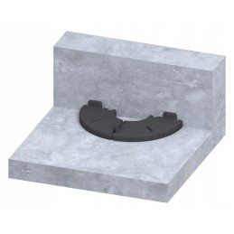 Poveržlė, guminė atrama 8 mm terasos plokštėms