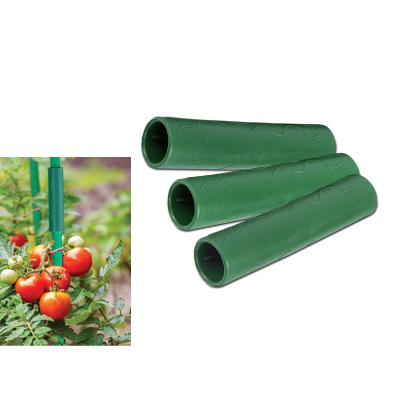 Tiesi jungtis sodo stulpams (10 vnt) stulpams, kurių skersmuo - 0,8 cm