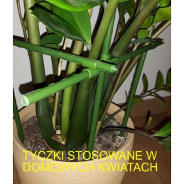 Tiesi jungtis sodo stulpams (10 vnt) stulpams, kurių skersmuo - 0,8 cm