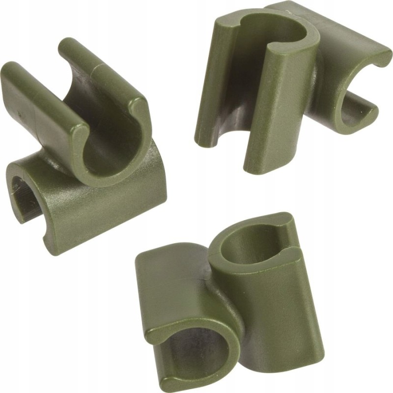 Kampinė jungtis poliams 11mm 6 vnt.