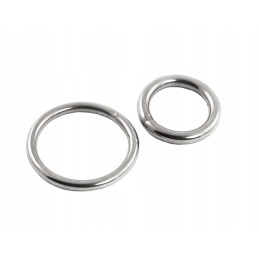 Nerūdijančio plieno žiedas iš 5 x 40 mm strypo