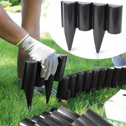 PalGarden sodo palisatas, juodas