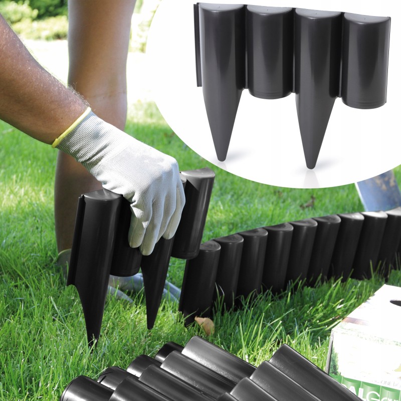 PalGarden sodo palisatas, juodas