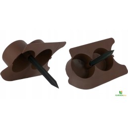 Robi palisade yra tamsiai rudos spalvos su rampa