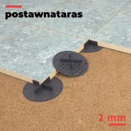 Terasos atrama 2 mm - guminė