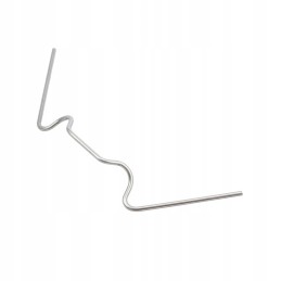 Spyruoklinė viela stiklų tvirtinimui sodo šiltnamiuose iš skaidraus arba polikarbonato