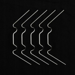 Spyruoklinė viela stiklų tvirtinimui sodo šiltnamiuose iš skaidraus arba polikarbonato