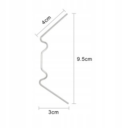 Spyruoklinė viela stiklų tvirtinimui sodo šiltnamiuose iš skaidraus arba polikarbonato