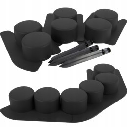 Robi Czarna palisade su rampa